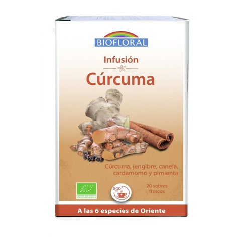 Comprar online INFUSION CURCUMA BIO X 20 SOBRES 24 GR de BIOFLORAL. Imagen 1
