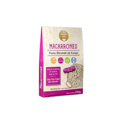 Comprar online MACARRONES DE KONJAC 200 gr de THE KONJAC SHOP. Imagen 1