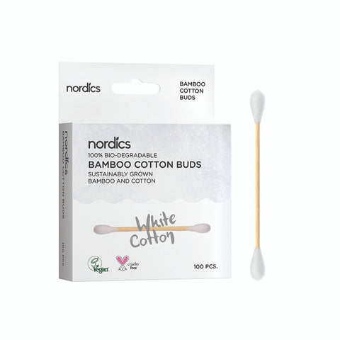 Comprar online BASTONCILLOS BAMBU Y ALGODON BIO 100uds. 100uds de NORDICS. Imagen 1