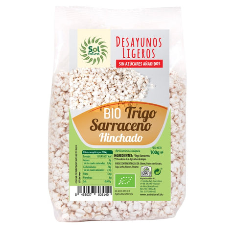 Comprar online TRIGO SARRACENO HINCHADO BIO 100 g de SOLNATURAL. Imagen 1