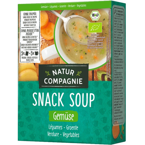 Comprar online SOPA INSTANTANEA VERDURAS BIO 3 X 18 gr de NATUR COMPAGNIE. Imagen 1