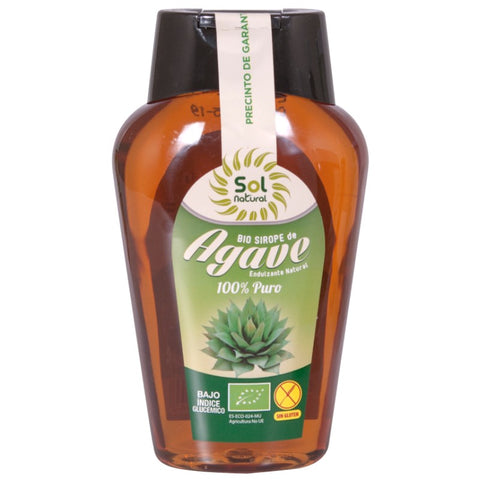 Comprar online SIROPE DE AGAVE MEDIANO BIO 360 ml de SOLNATURAL. Imagen 1