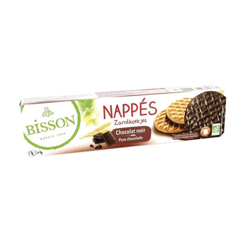 Comprar online GALLETA NAPPES CHOCOLATE NEGRO BISSON 160G de BISSON. Imagen 1