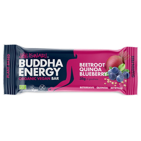 Comprar online BUDDHA ENERGY REMOLACHA-QUINOA-ARANDANO 35 gr de ISWARI. Imagen 1