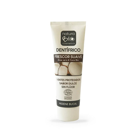 Comprar online DENTIFRICO FRESCOR SUAVE ALOE VERA & COCO BIO 75 m de NATURABIO. Imagen 1