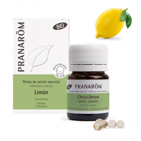 Comprar online A ESENCIAL LIMON CASCARA BIO 60 MINICAPSULAS de PRANAROM. Imagen 1