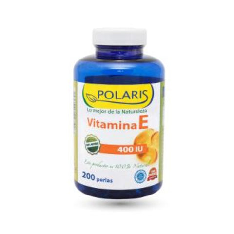 Comprar online VITAMINA E 400 UI 200 PERLAS NATURAL de POLARIS. Imagen 1