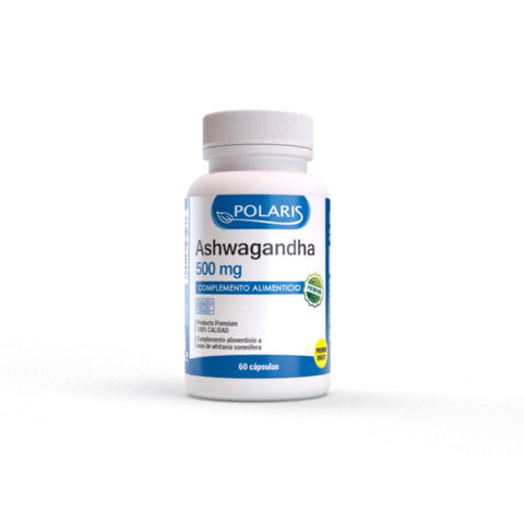 Comprar online ASHWAGANDHA 500 MG 60 CAPSULAS de POLARIS. Imagen 1