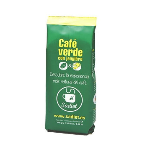 Comprar online CAFE VERDE CON JENGIBRE 100 gr de SADIET. Imagen 1
