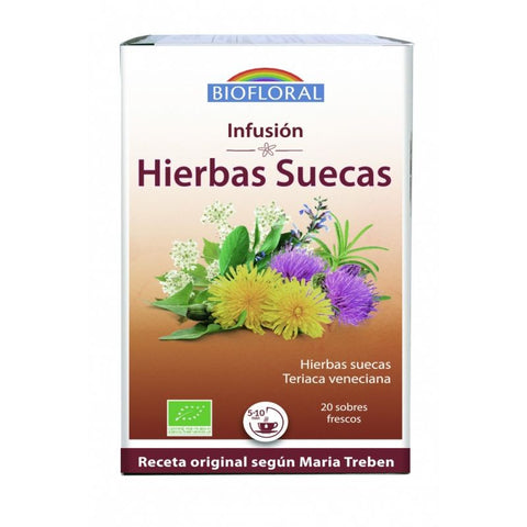 Comprar online INFUSION HIERBAS SUECAS BIO X 20 SOBRES 24 GR de BIOFLORAL. Imagen 1