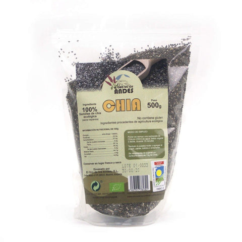 Comprar online CHIA EN GRANO 500G (OMEGAS 3,6,9, de ORO DE LOS ANDES. Imagen 1