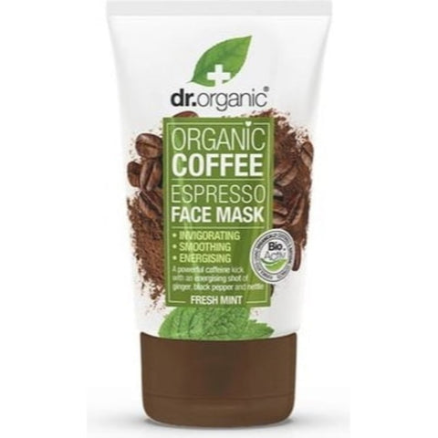 Comprar online MASCARILLA FACIAL DE CAFE Y MENTA FRESCA 125 ml de DR ORGANIC. Imagen 1