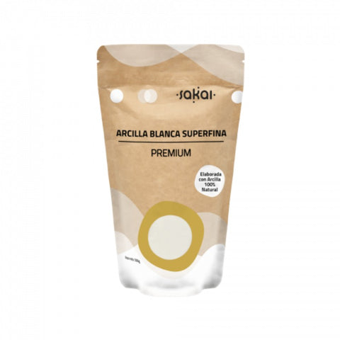 Comprar online ARCILLA BLANCA SUPERFINA 300 g Bolsa de SAKAI. Imagen 1