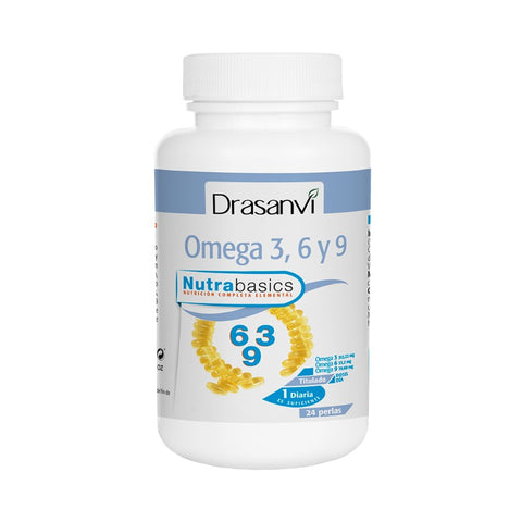 Comprar online OMEGA 3-6-9 1000 mg BOTE 24 Perlas NUTRABASICOS de DRASANVI. Imagen 1