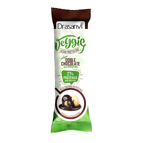 Comprar online VEGGIE BAR DOBLE CHOCO 40 gr de DRASANVI. Imagen 1