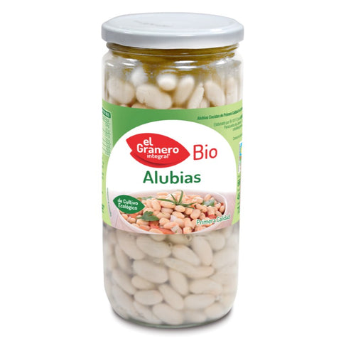 Comprar online ALUBIAS BLANCAS COCIDAS BIO 660 gr de EL GRANERO INTEGRAL. Imagen 1