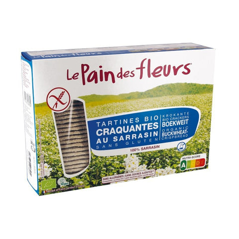 Comprar online CRACKER SARRACENO SIN SAL LE PAIN DES FLEURS 300G de LE PAIN DES FLEURS. Imagen 1