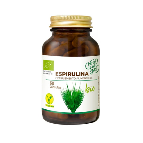 Comprar online SPIRULINA 100% BIO 60 Caps de HERBES DEL MOLI. Imagen 1