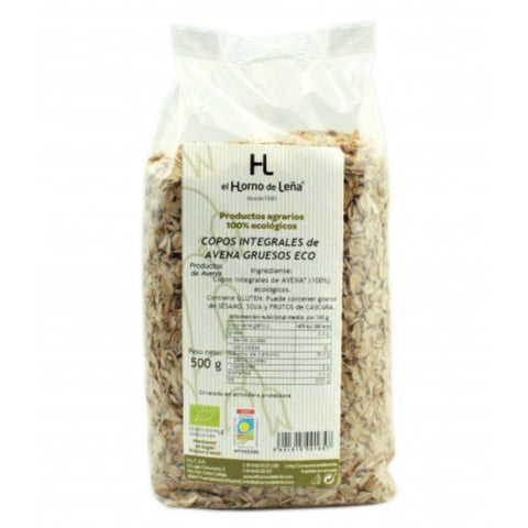 Comprar online COPOS DE AVENA INT GRUESOS ECO 500 gr de HORNO DE LEÑA. Imagen 1