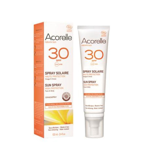 Comprar online SPRAY SOLAR SPF30 100ml de ACORELLE. Imagen 1