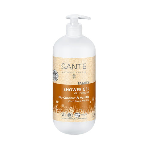 Comprar online GEL DUCHA FAMILY 950 COCO & VAINILLA BIO 950 ml de SANTE. Imagen 1