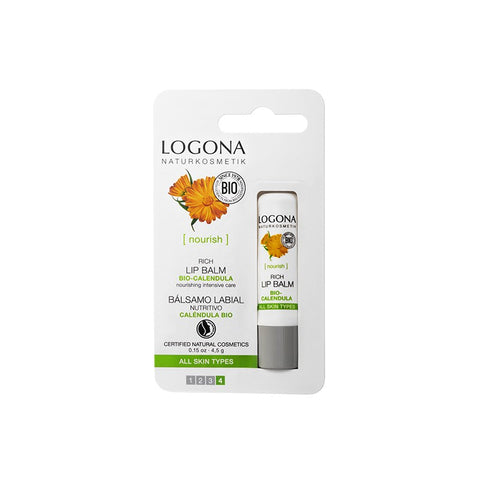 Comprar online BALSAMO LABIAL NUTRITIVO CALENDULA4,5gr de LOGONA. Imagen 1