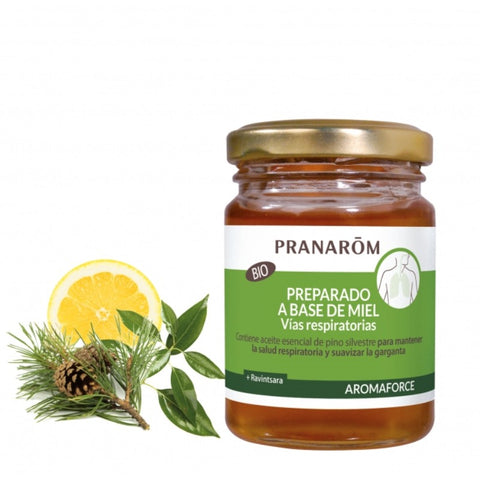 Comprar online PREPARADO DE MIEL VIAS RESPIRATORIAS 100 ML de PRANAROM. Imagen 1