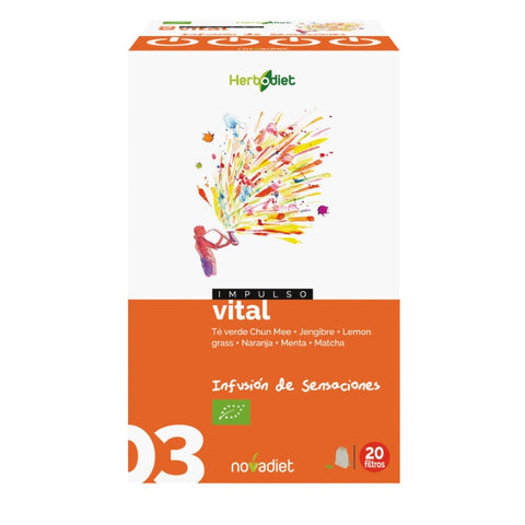 Comprar online IMPULSO VITAL INFUSION 20 filtros de NOVADIET. Imagen 1