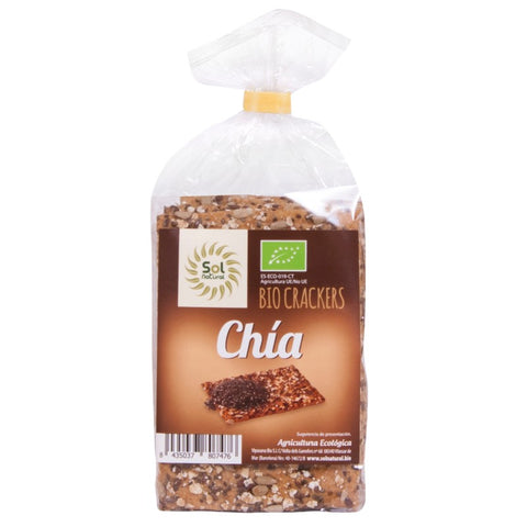 Comprar online CRACKER CON SEMILLAS DE CHIA BIO 200 g de SOLNATURAL. Imagen 1
