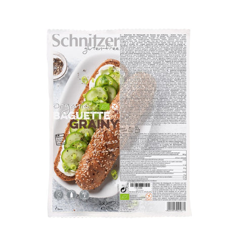 Comprar online PAN BAGUETTE SEMILLAS GRAINY S/G SCHNITZER 320 G de SCHNITZER. Imagen 1