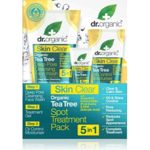 Comprar online SET DE TRATAMIENTO FACIAL 5 EN 1 SKIN CLEAR de DR ORGANIC. Imagen 1