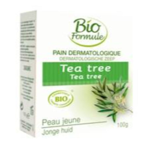 Comprar online PAIN DERMATOLOGICO TEA TREE 100 gr BIO de BIO FORMULE. Imagen 1