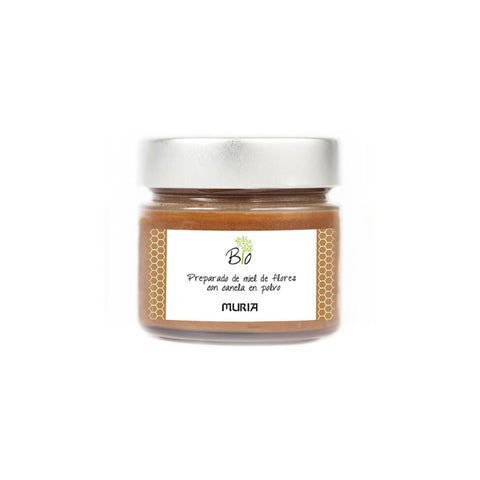 Comprar online PREPARADO MIEL DE FLORES CON CANELA EN POLVO 250G de MURIA BIO. Imagen 1