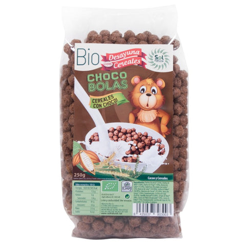 Comprar online CHOCO BOLAS CHOCOLATE BIO 250 g de SOLNATURAL. Imagen 1