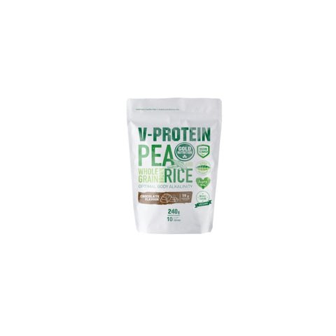 Comprar online V-PROTEIN CHOCOLATE 240 G de GOLD NUTRION. Imagen 1