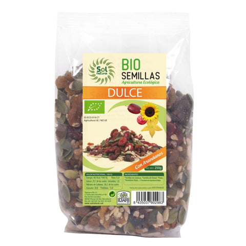 Comprar online MIX SEMILLAS DULCE GOURMET BIO 250 g de SOLNATURAL. Imagen 1