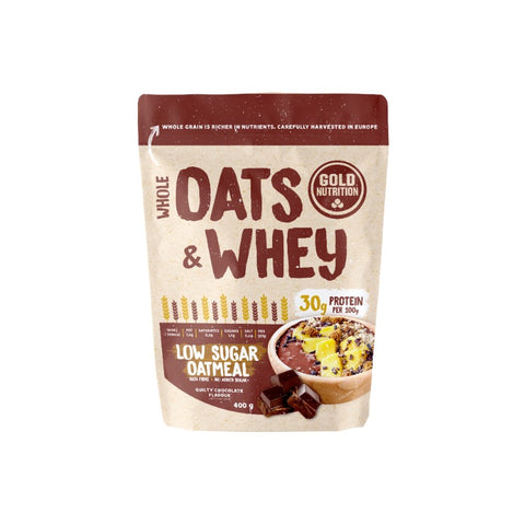 Comprar online OATS & WHEY CHOCOLATE 400 G de GOLD NUTRION. Imagen 1