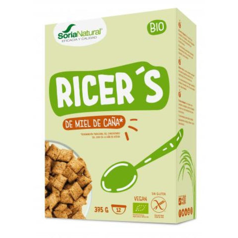 Comprar online RICERS DE MIEL DE CAÑA 375 gr de ALECOSOR SORIA NATURAL. Imagen 1