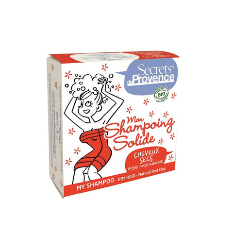 Comprar online CHAMPU SOLIDO SIN GANCHO CABELLO SECO (carton) 85g de SECRETS DE PROVENCE. Imagen 1