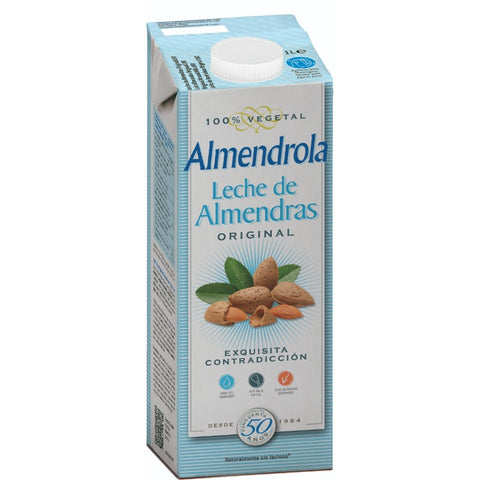 Comprar online BEBIDA DE ALMENDRAS CON AZUCAR 1 L de ALMENDROLA. Imagen 1