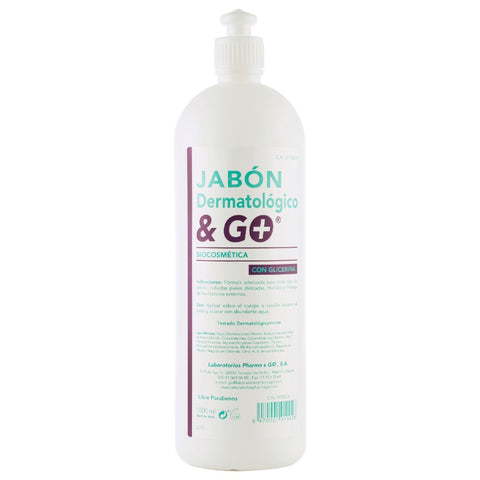 Comprar online JABON DERMATOLOGICO & GO 1000 ML de PHARMA&GO. Imagen 1