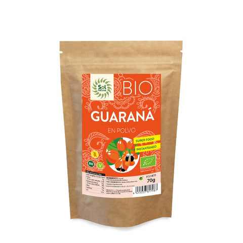 Comprar online GUARANA EN POLVO BIO 70g de SOLNATURAL. Imagen 1