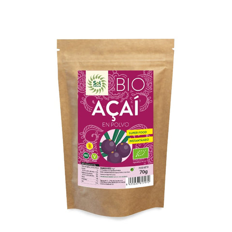 Comprar online AŽAI EN POLVO BIO 70 g de SOLNATURAL. Imagen 1