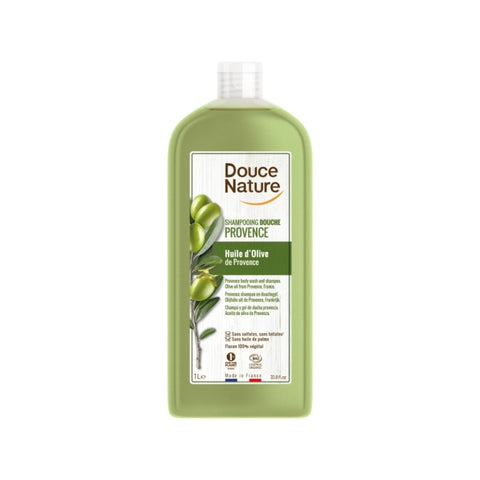 Comprar online CHAMPU GEL DUCHA ACEITE OLIVA DOUCE NATURE 1 L de DOUCE NATURE. Imagen 1