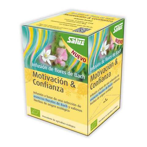 Comprar online MOTIVACION & CONFIANZA FLORES DE BACH 15 bolsitas de SALUS. Imagen 1