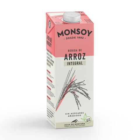 Comprar online BEBIDA DE ARROZ INTEGRAL BIO 1 L de MONSOY. Imagen 1