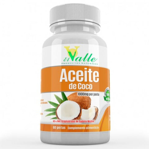 Comprar online ACEITE DE COCO 60 Perlas de VALLE. Imagen 1