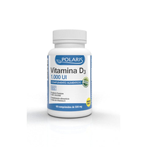 Comprar online VITAMINA D3 1000UI 60 comprimidos de POLARIS. Imagen 1