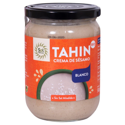 Comprar online TAHIN BLANCO GRANDE BIO 500 g de SOLNATURAL. Imagen 1