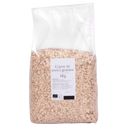 Comprar online COPOS DE AVENA GRUESOS BIO 3 kg de SOLNATURAL. Imagen 1